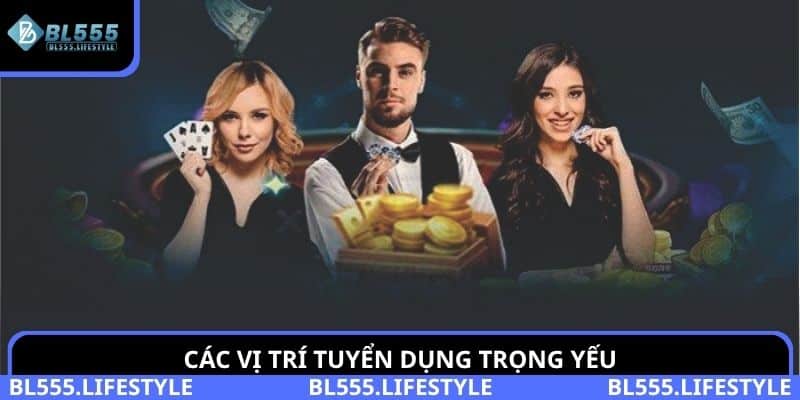 Các vị trí tuyển dụng trọng yếu của nhà cái BL555 trong năm 2025